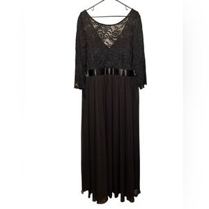 Ever Pretty Black Lace Long Sleeve Dress